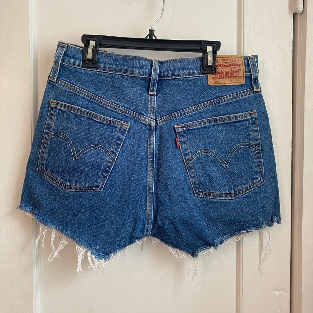 High Waisted Levi’s Jean Shorts 501